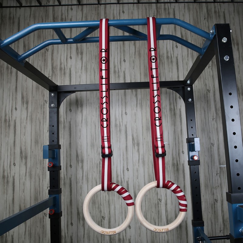 Anneaux de Gymnastique en Bois CrossFit Musculation™ – Fit Super-Humain